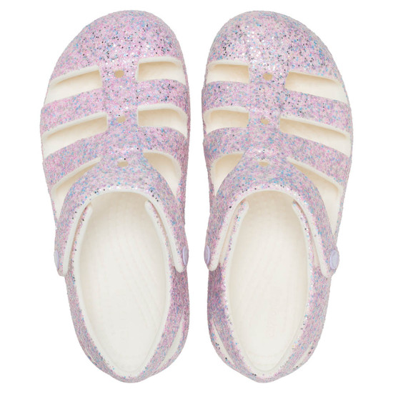Crocs Kids' Classic Glitter Fisherman